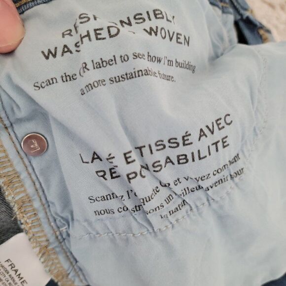 Frame  skinny Blue  jeans size 26‎ - Picture 5 of 10